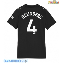 Camisa de time de futebol Manchester City Tijjani Reijnders #4 Replicas 2º Equipamento Feminina 2025-26 Manga Curta